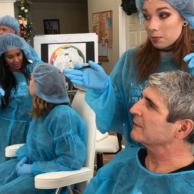 Exquisite permanent makeup