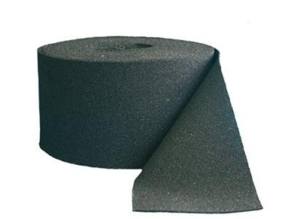 rotolo di polistirolo nero