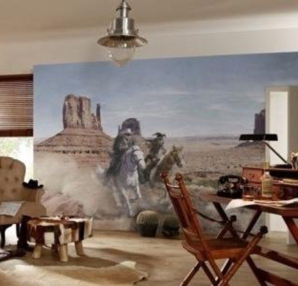 carta da parati a tema Far West