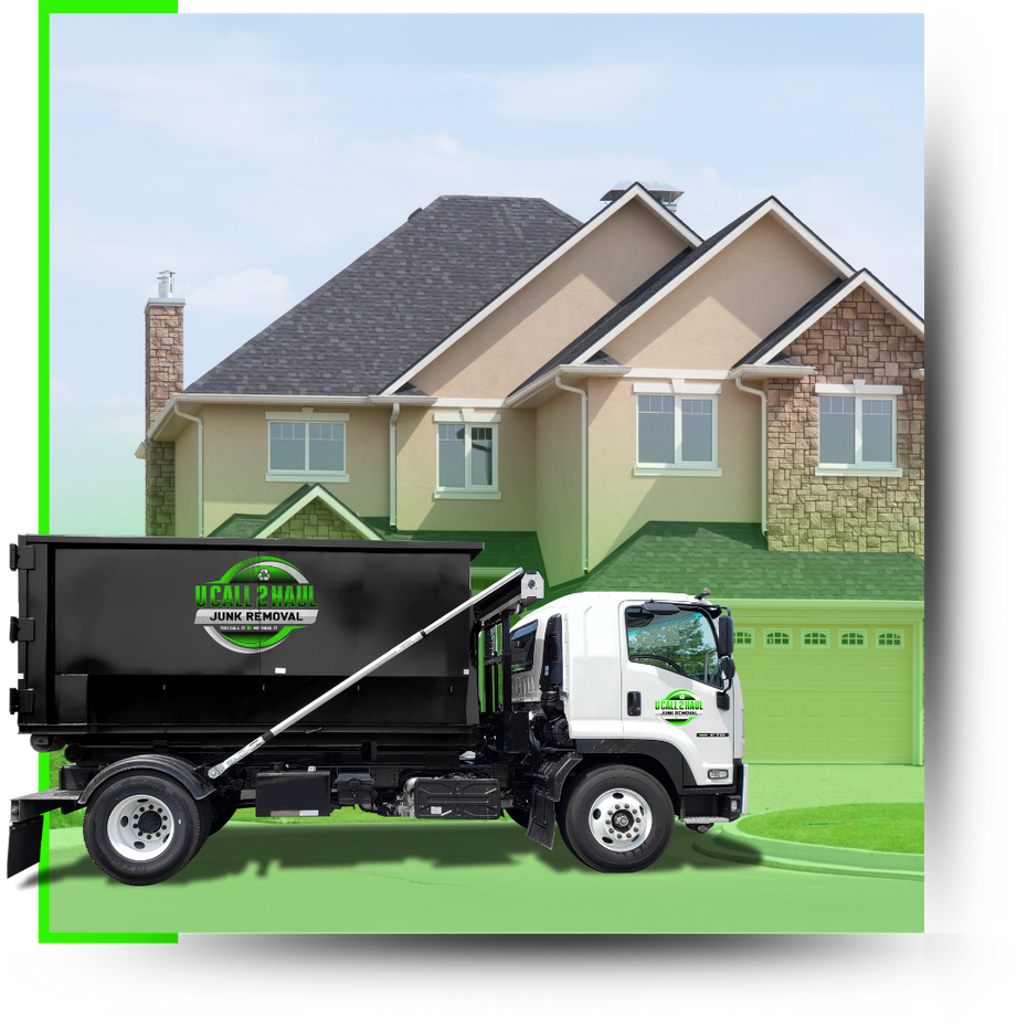 U Call 2 Haul Dumpster Truck