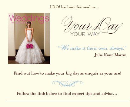 A woman in a wedding dress is on the cover of a weddings your way magazine.