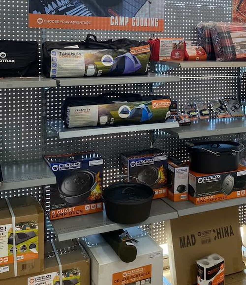 A Store Filled With Lots Of Shelves And Boxes — Posties Caravans Boats Small Engines Inverell In Inverell, NSW