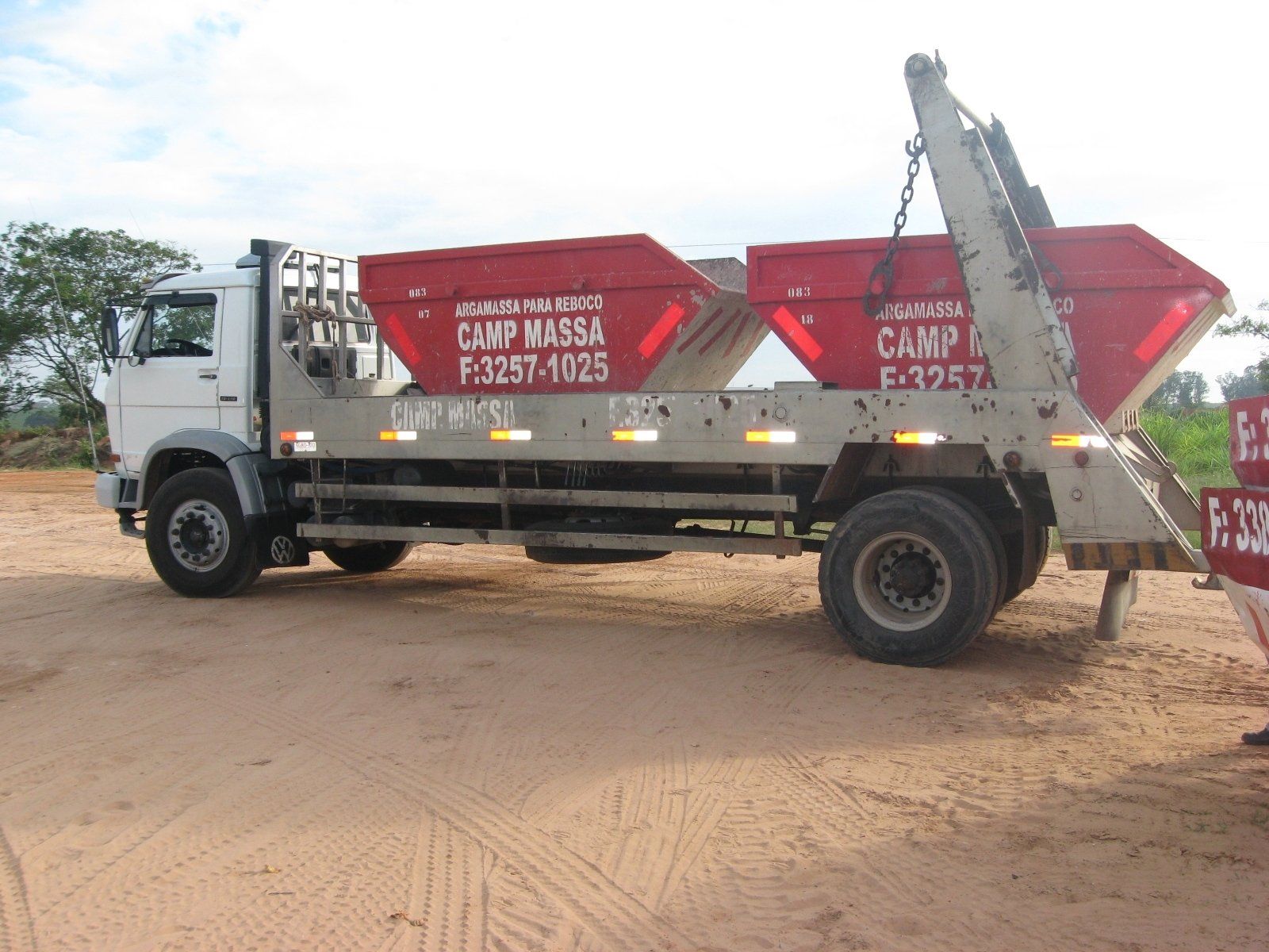 Assentamento em Caçambas Padronizadas