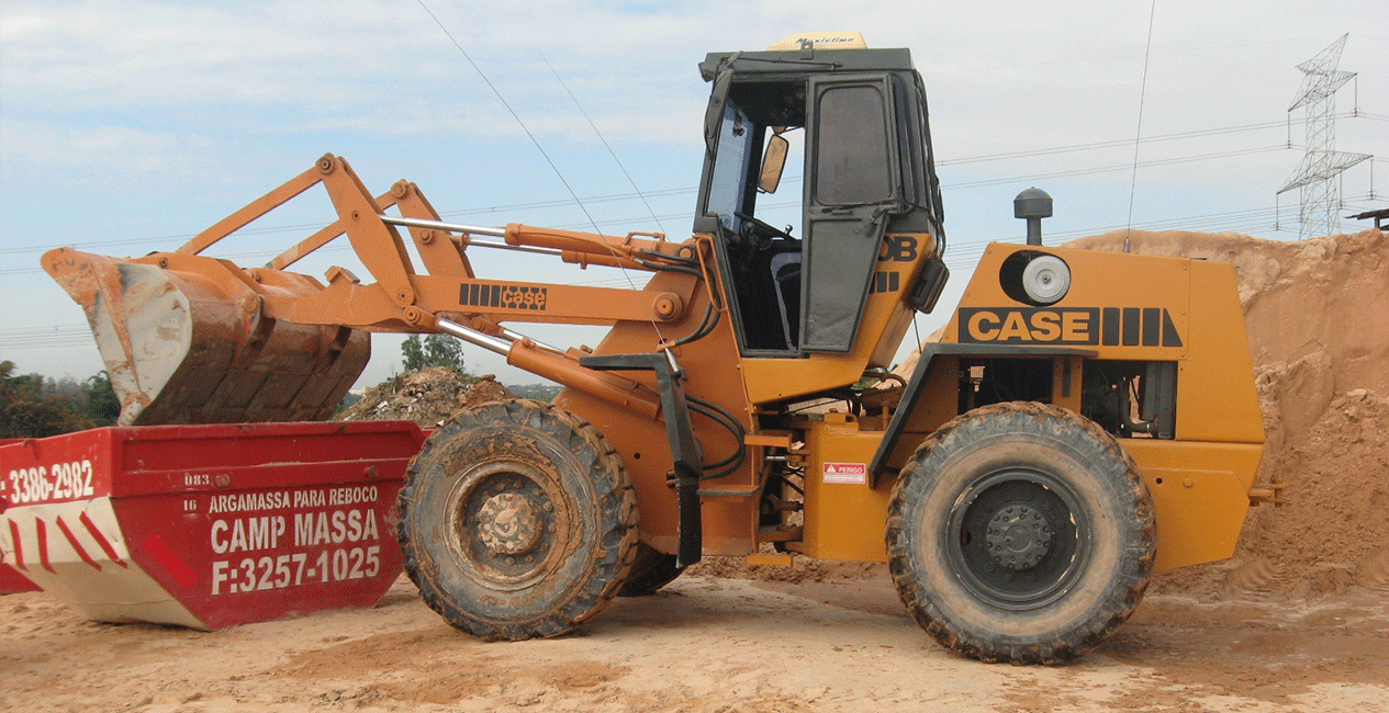 Assentamento em Caçambas Padronizadas