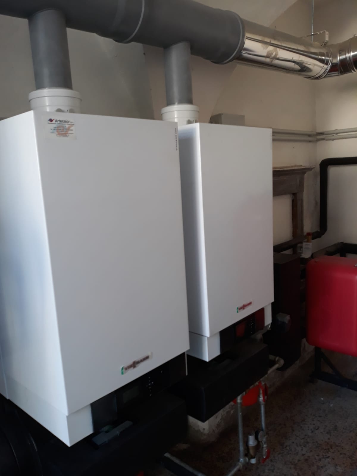 impianto caldaia a condensazione