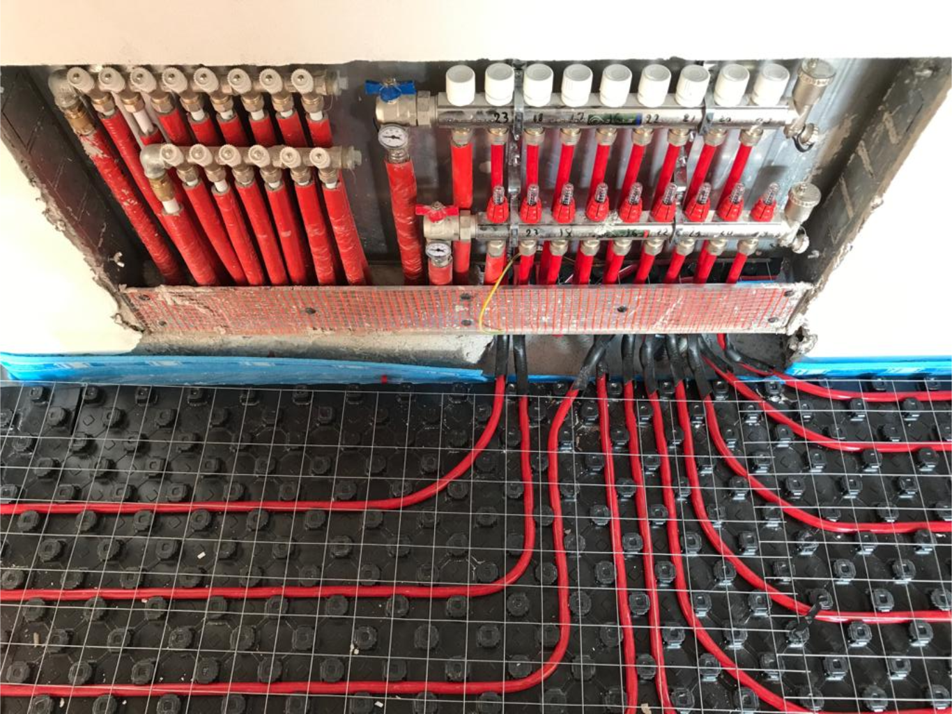 impianto riscaldamento a pavimento