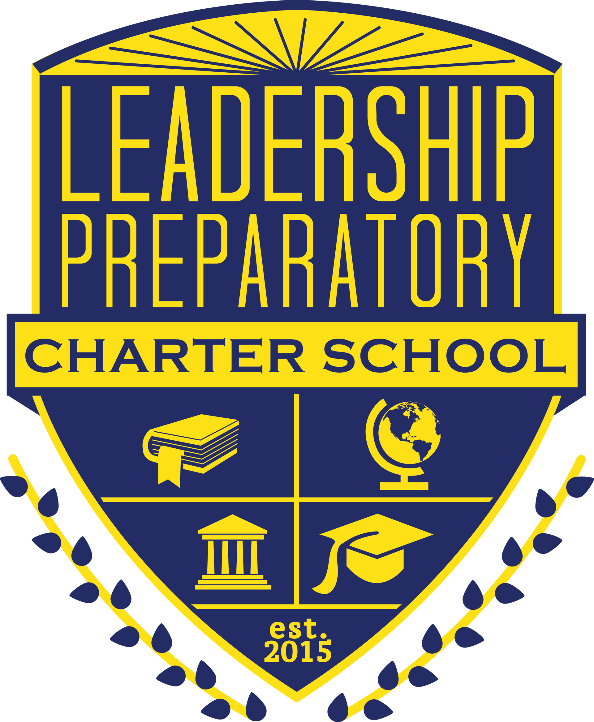 The logo for the leadership preparatory charter school.