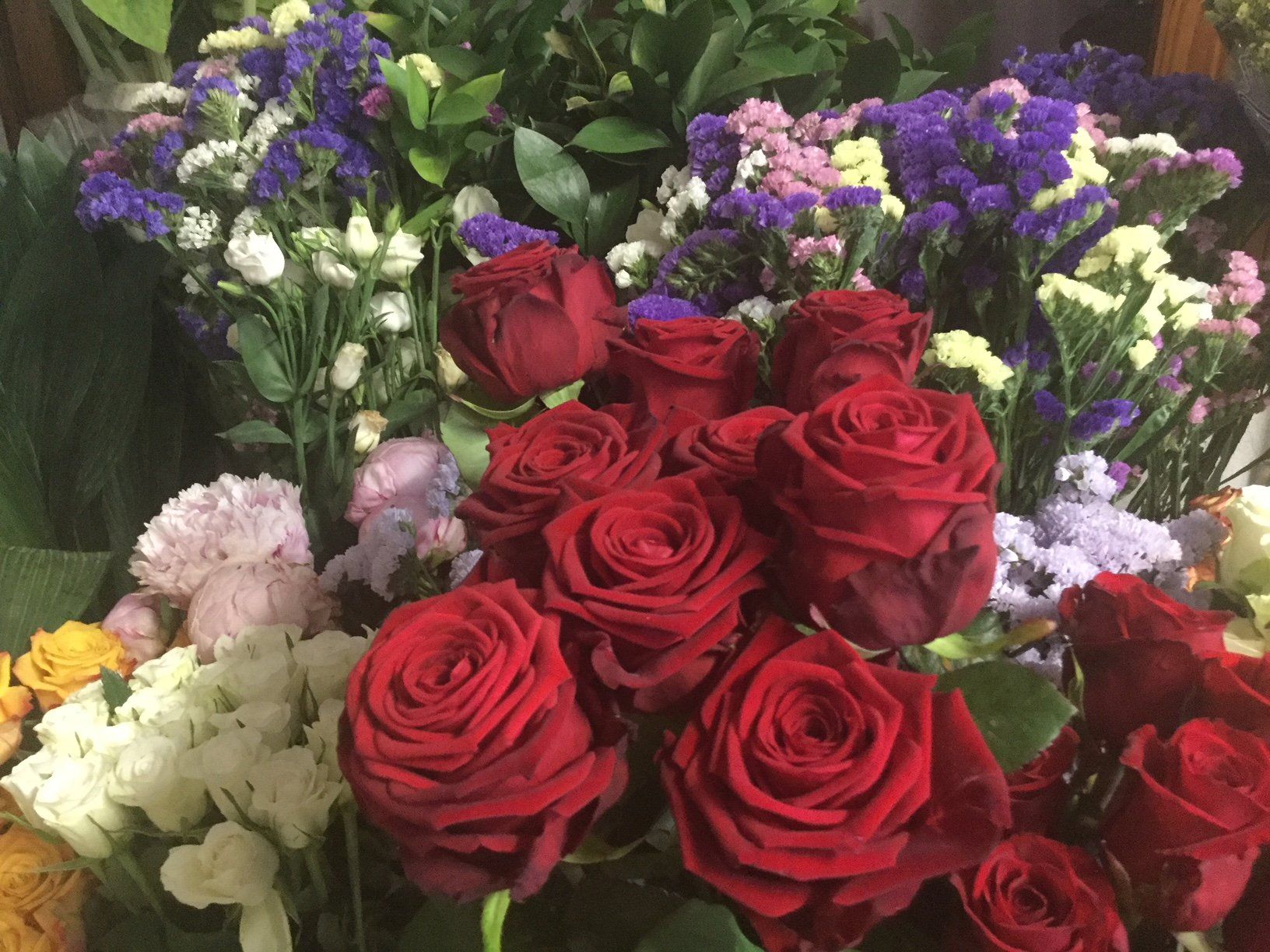 bouquet di rose rosse