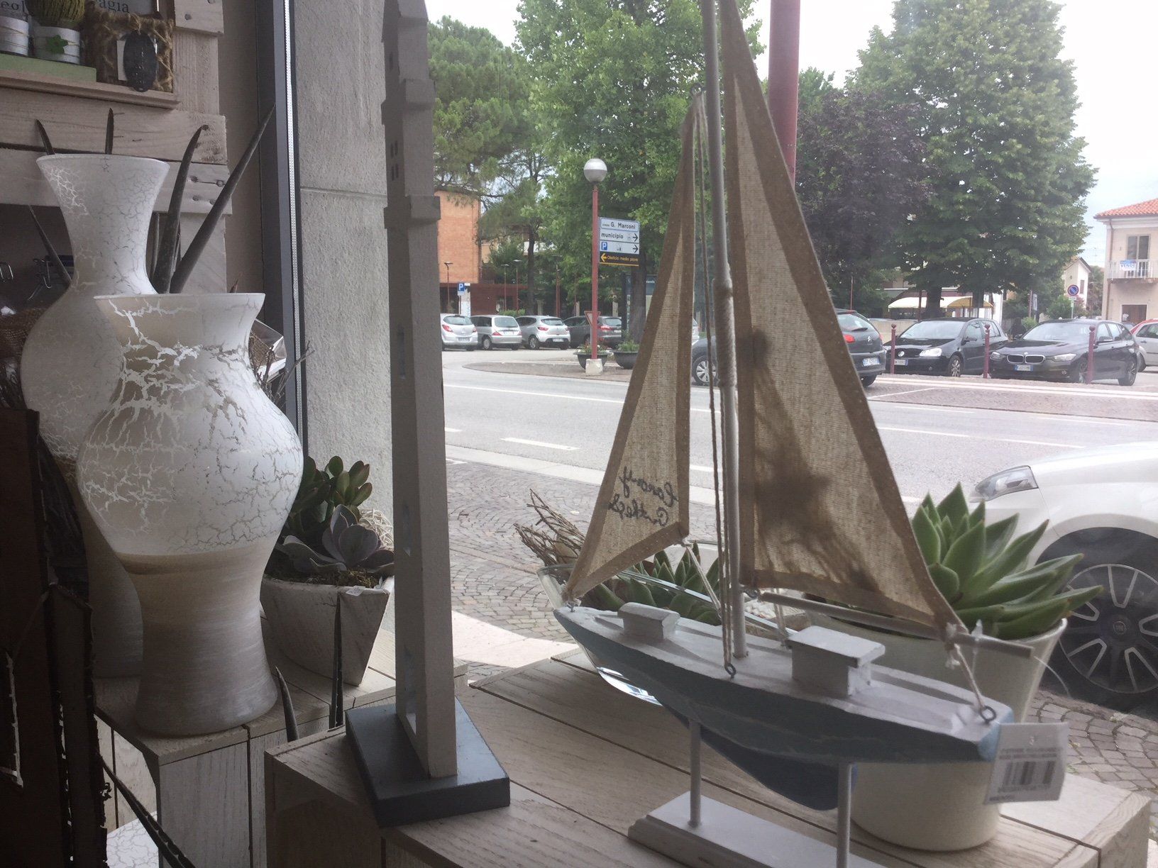 vetrina fioreria gardenia