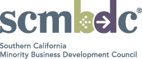 The logo for the southern california minority business development council