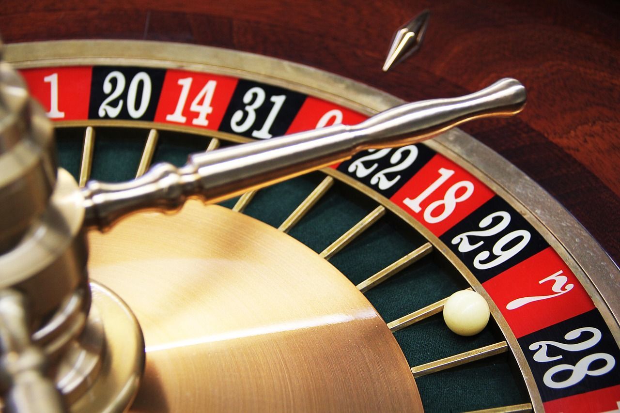 A close up of a roulette wheel
