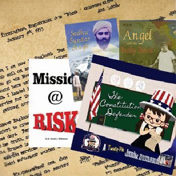 Assorted book covers