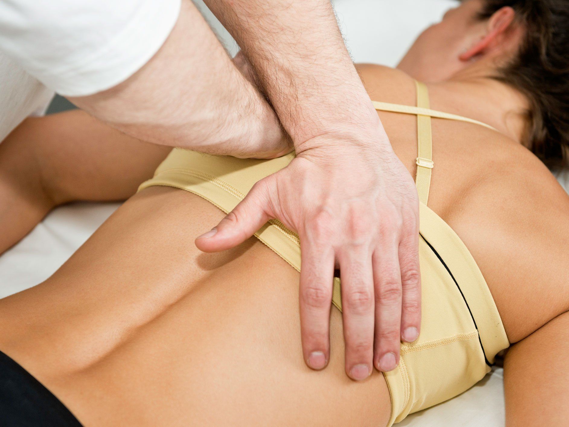 Chiropractor Treating — Waseca, MN — Beschnett And Harvey Chiropractic