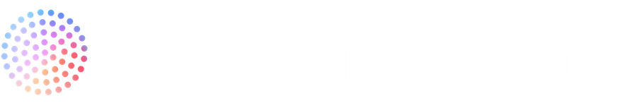 A white background with a rainbow colored circle on it.