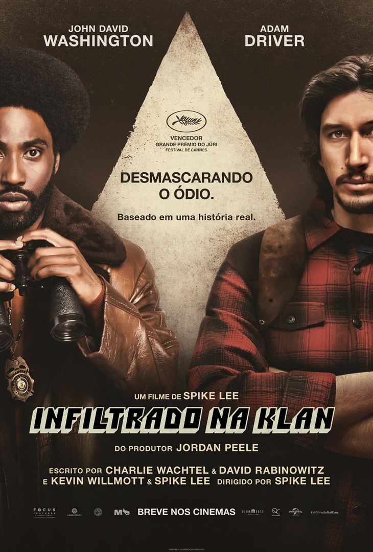 Um pôster do filme infiltrado na klan
