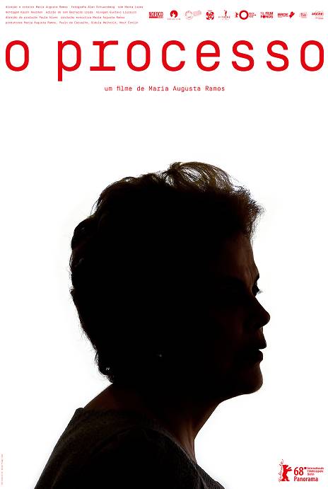 Um pôster do filme o processo apresenta a silhueta de uma mulher