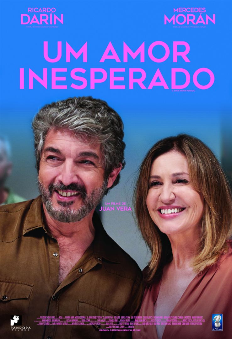 Cartaz do filme um amor inesperado mostra um homem e uma mulher sorrindo