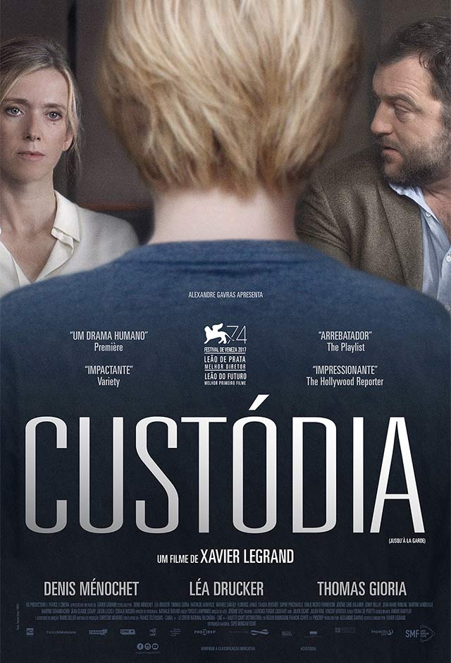 Um pôster de um filme chamado custódia