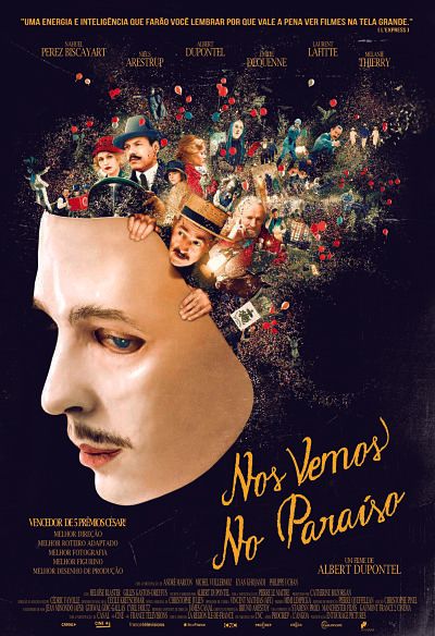 A movie poster for nos vemos no paraiso