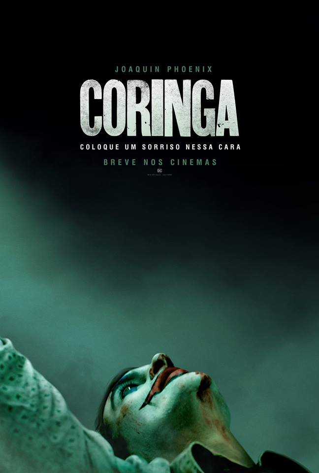 Um pôster de um filme chamado coringa com o curinga