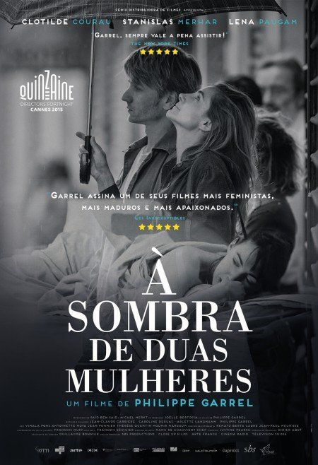 A movie poster for a sombra de duas mulheres