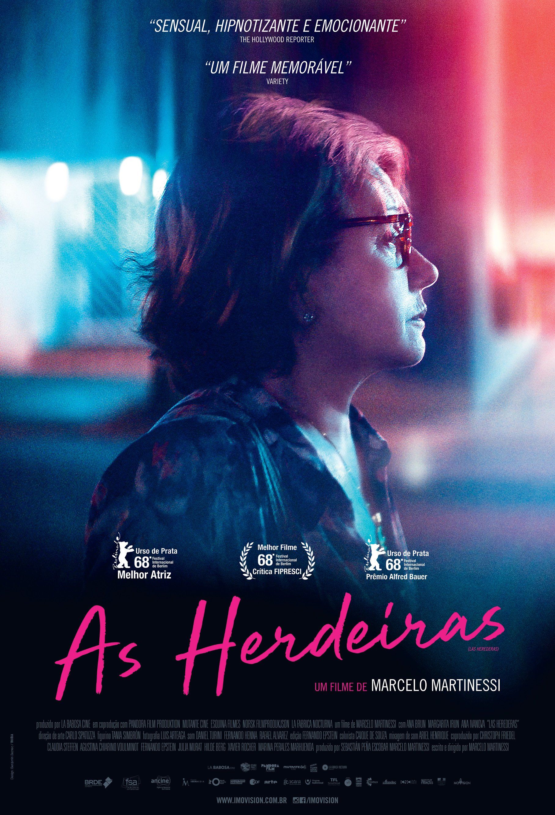 Um pôster de um filme chamado como herdeiras