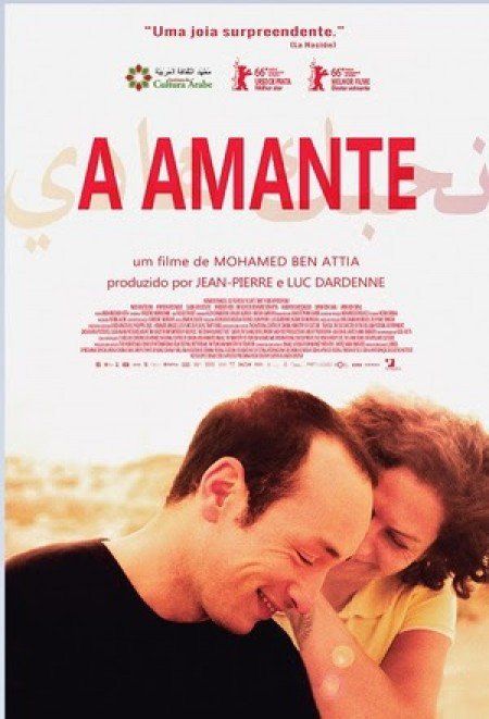 Um pôster de um filme chamado amante