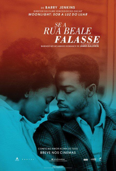 A movie poster for se a rua beale falasse