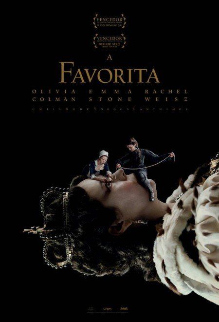 Um pôster de um filme chamado a favorita