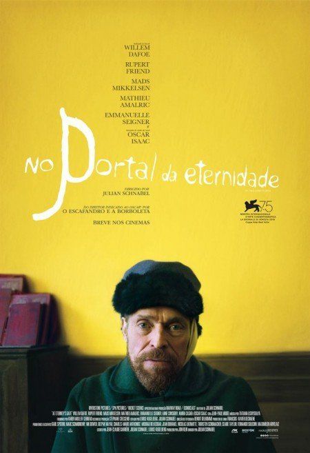 A poster for a movie called no portal de eternidade