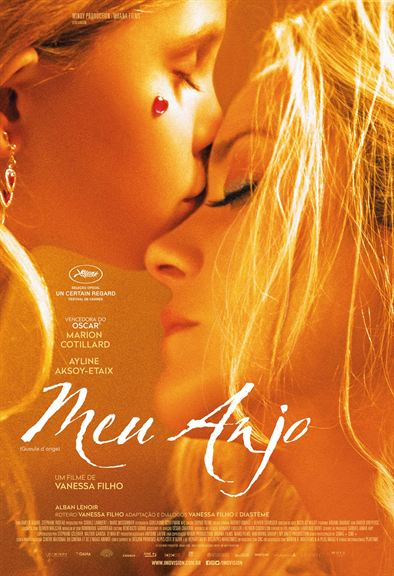 A poster for a movie called meu anjo