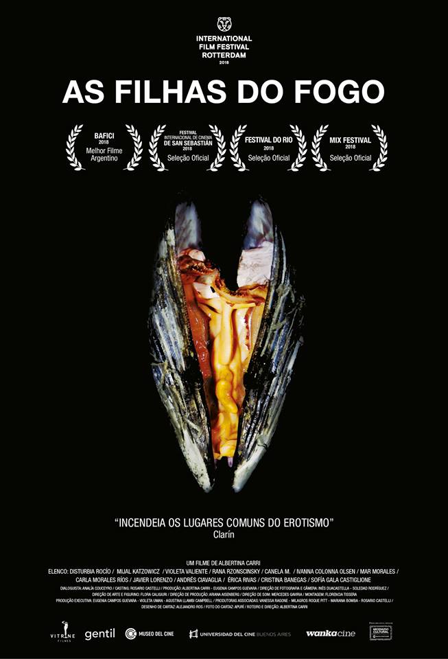 A poster for a movie called as filhas do fogo