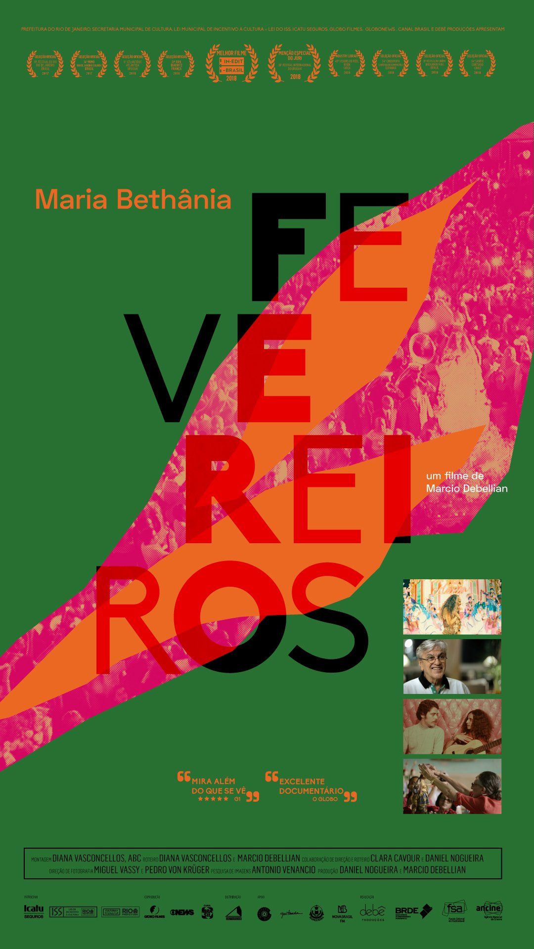 Um pôster de um filme chamado fe ve rei ros