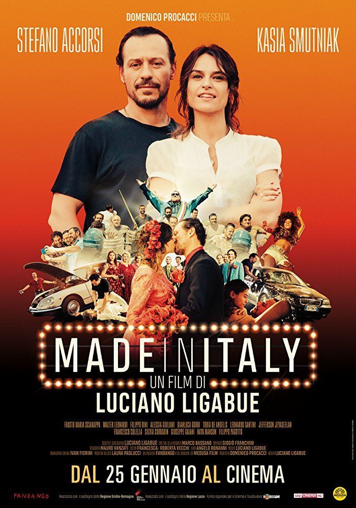 Poster do filme Made in Italy, estrelado por Luciano Ligabue