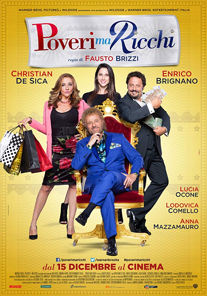 Um pôster de um filme chamado poweri man ricci.