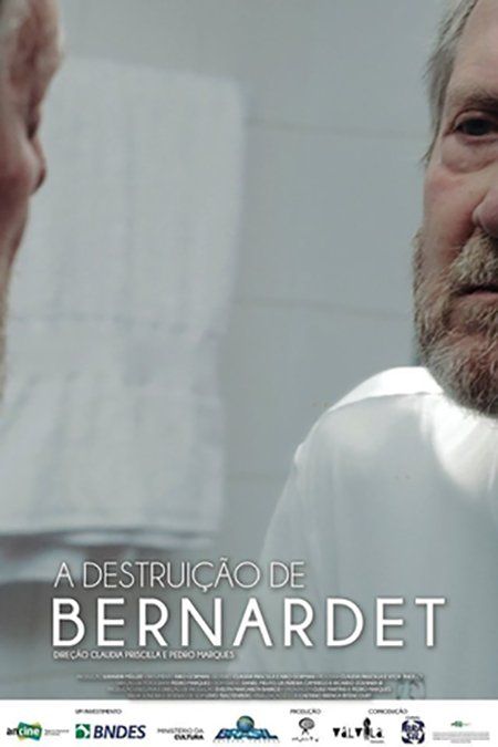 Um pôster do filme Bernardet mostra um homem com barba