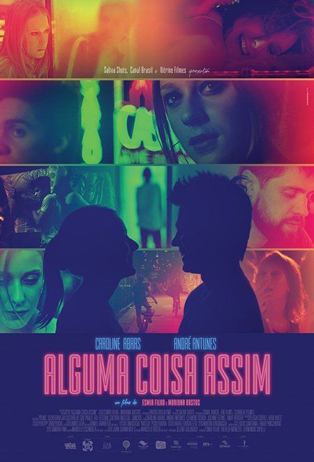 A movie poster for a movie called alguma coisa assim