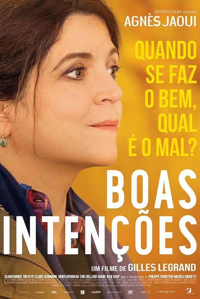 Um pôster de um filme chamado boas intenções