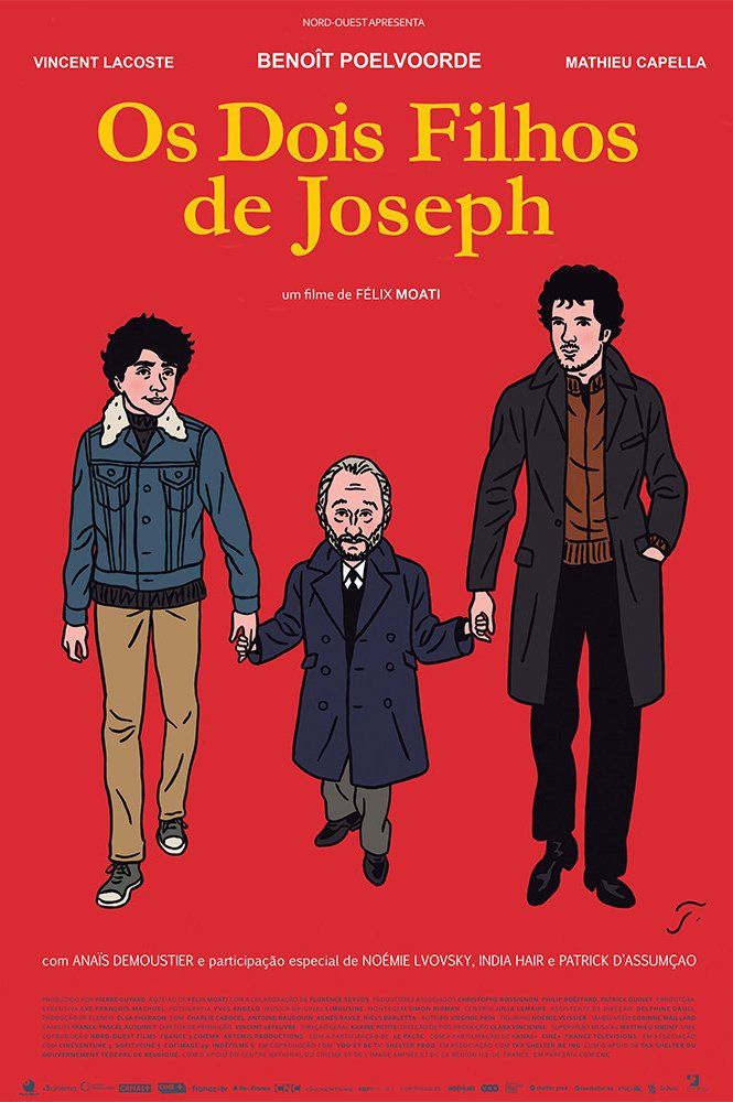 A movie poster for os dois filhos de joseph