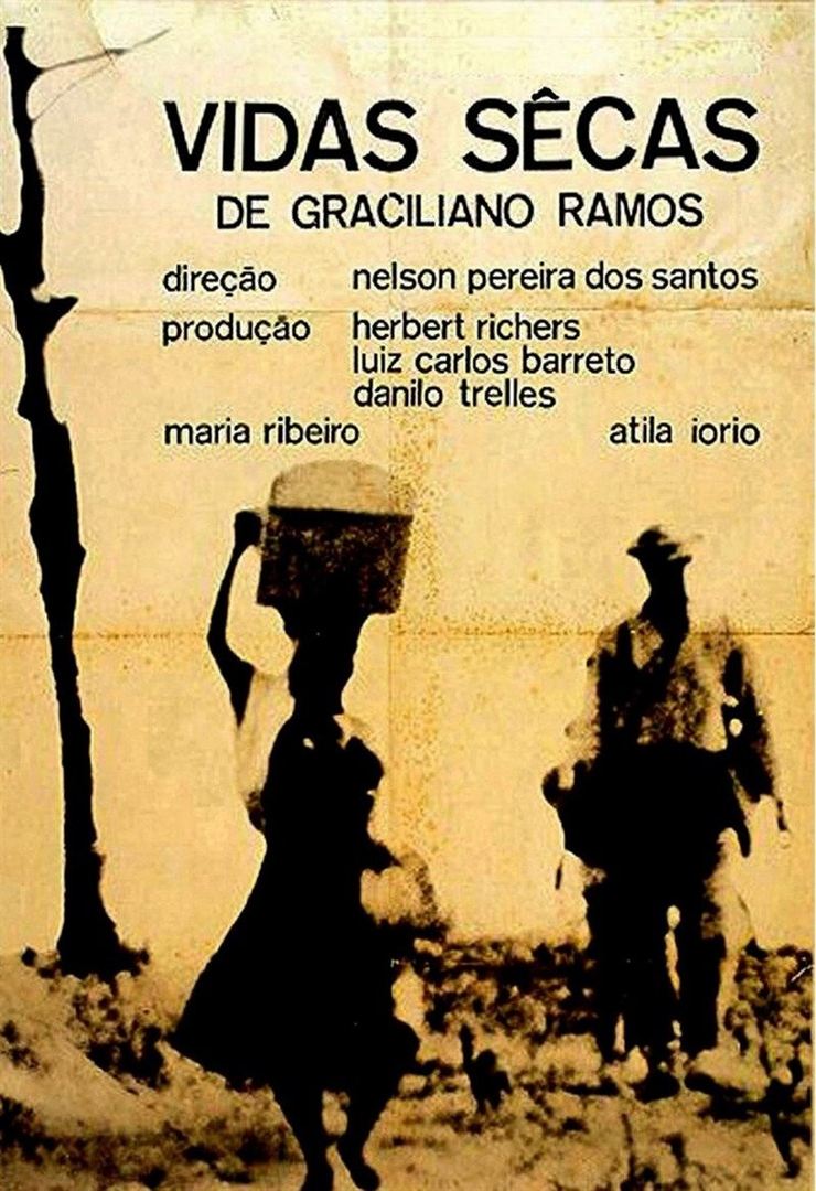 A poster for vidas secas de graciliano ramos