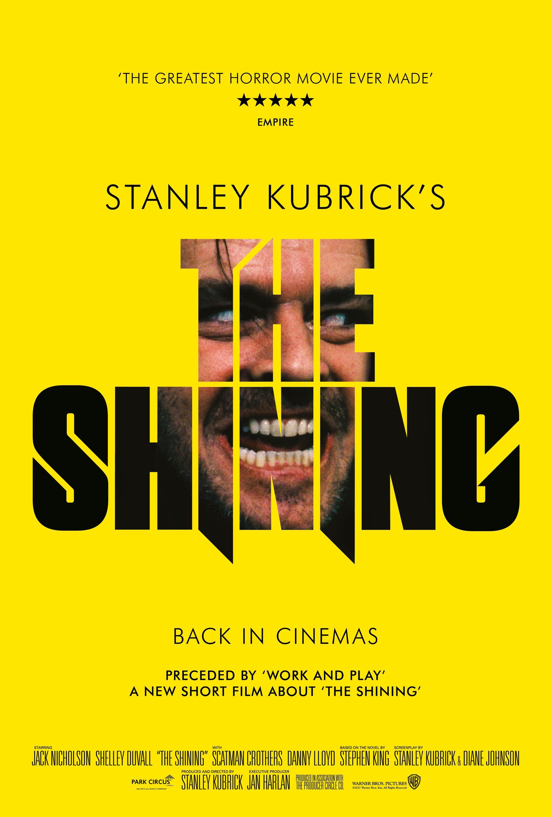cartaz de o iluminado de stanley kubrick