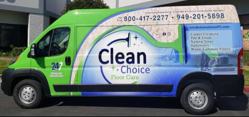Clean Choice Floor Care Carpet Cleaning Truck