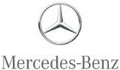 Mercedes-Benz logo: a silver three-pointed star inside a circle, with the brand name below in gray.