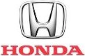 Honda logo with a silver 