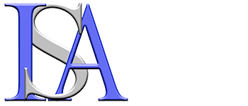 Logo for Import Specialty Auto. Features stylized letters ISA with 