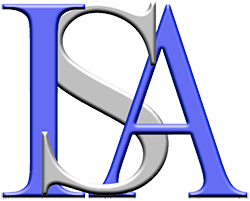 ISA logo. Blue 