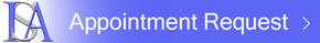 Button for Appointment Request, with a logo of three stylized letters 'BSA' on a blue gradient background.