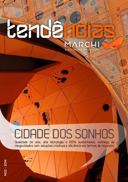 A magazine cover with cidade dos sonhos written on it