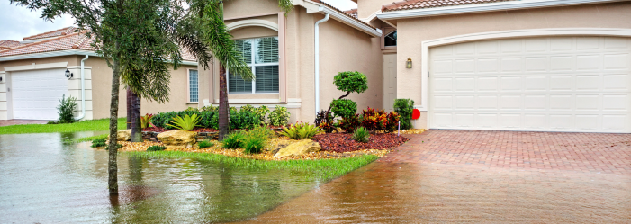 flooding from a hurricane or tropical storm