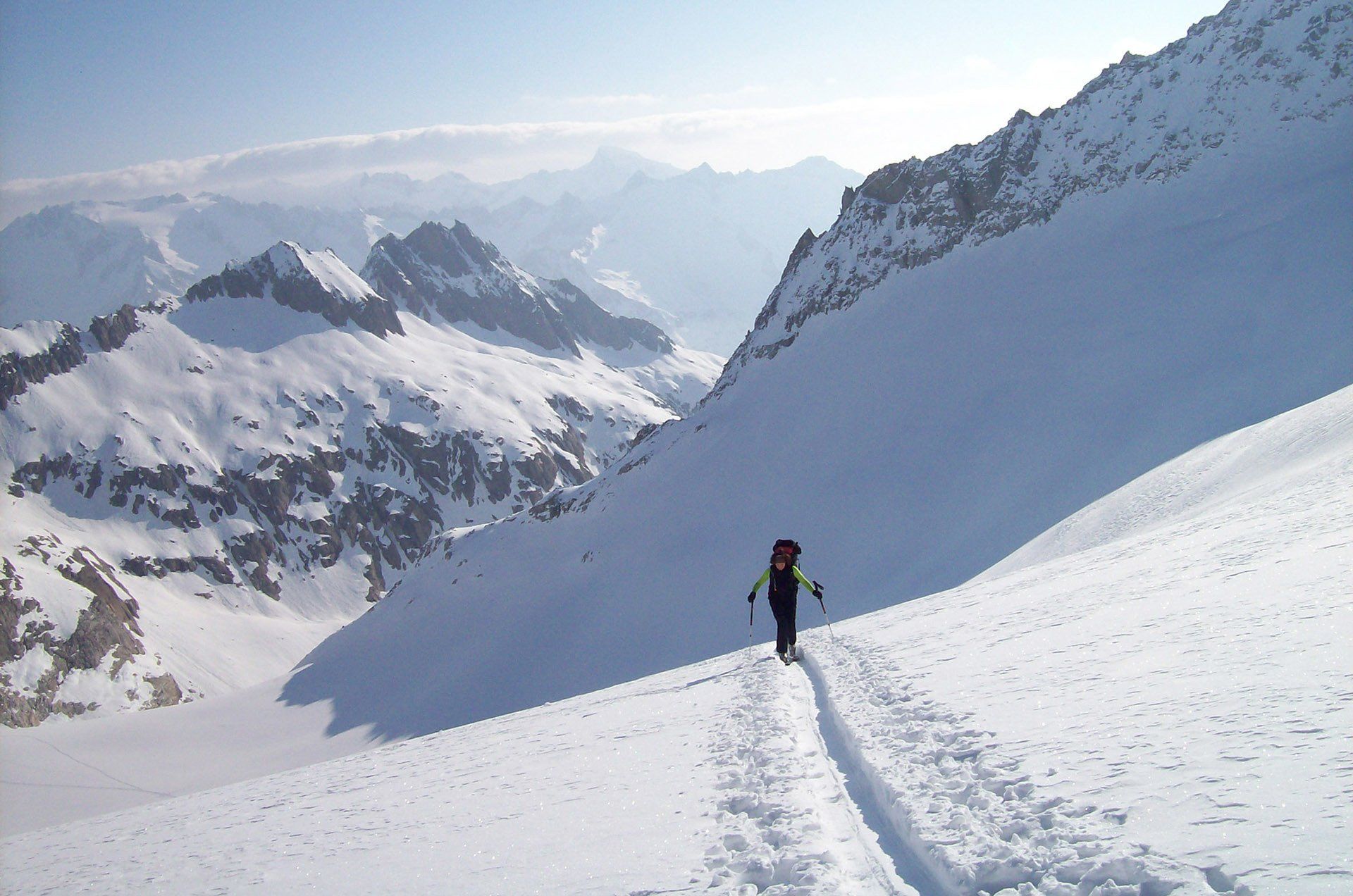 Auf dem Bächlitalgletscher